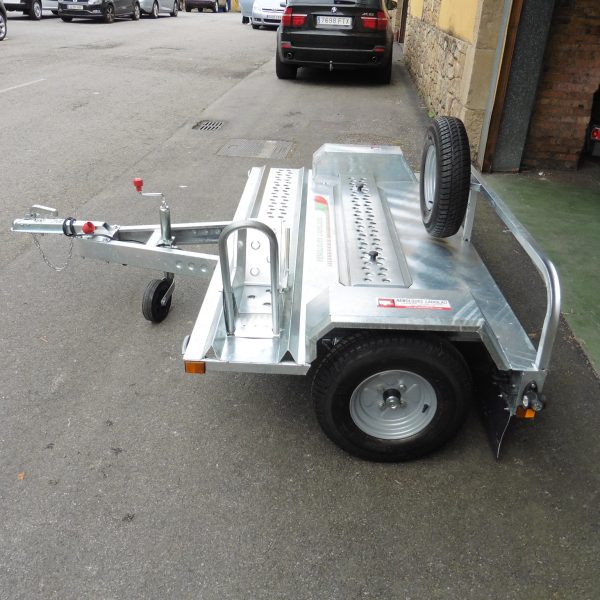REMOLQUE PORTAMOTO TRANSVERSAL R 10-21.50 M1T - Imagen 6