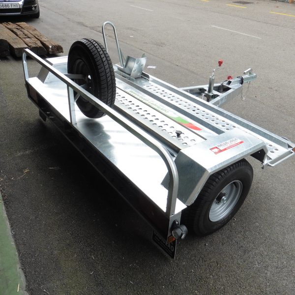 REMOLQUE PORTAMOTO TRANSVERSAL R 10-21.50 M1T - Imagen 5