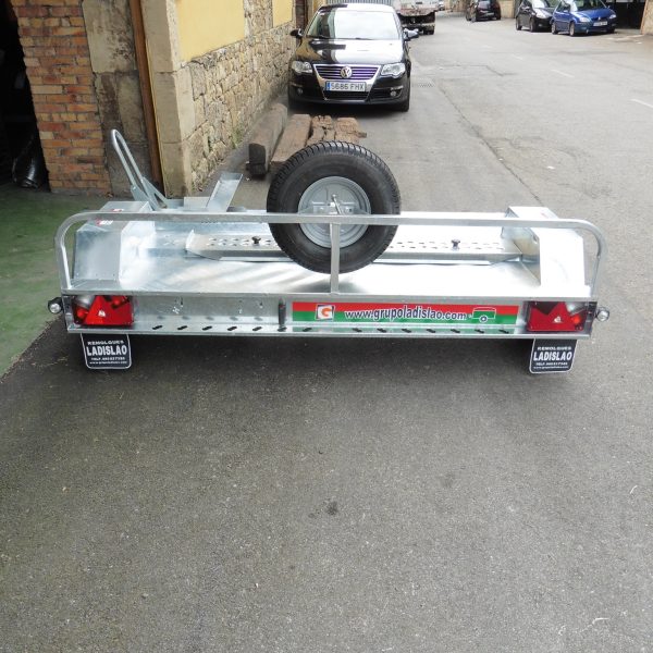 REMOLQUE PORTAMOTO TRANSVERSAL R 10-21.50 M1T - Imagen 3