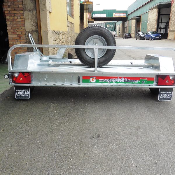 REMOLQUE PORTAMOTO TRANSVERSAL R 10-21.50 M1T - Imagen 2