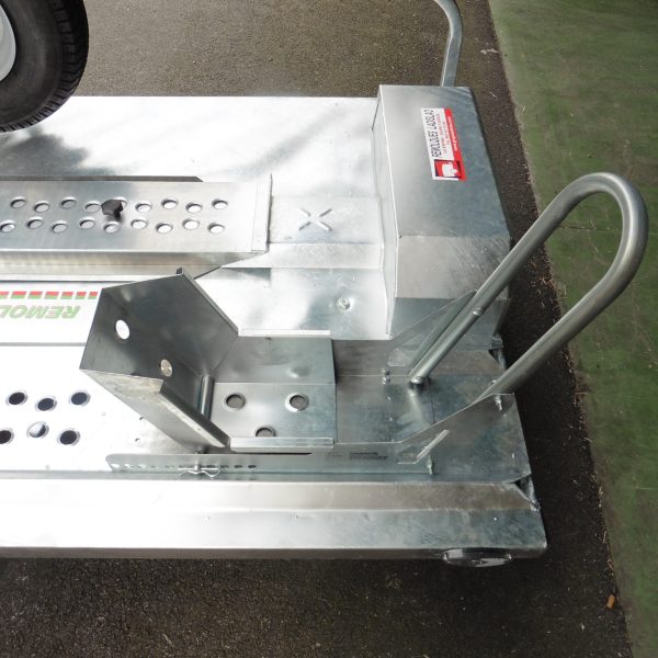 REMOLQUE PORTAMOTO TRANSVERSAL R 10-21.50 M1T - Imagen 9