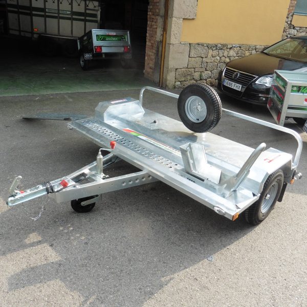 REMOLQUE PORTAMOTO TRANSVERSAL R 10-21.50 M1T - Imagen 14